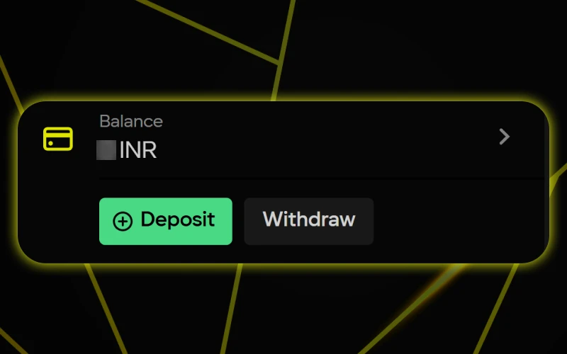 Make a deposit or request a withdrawal at Parimatch Cashier.