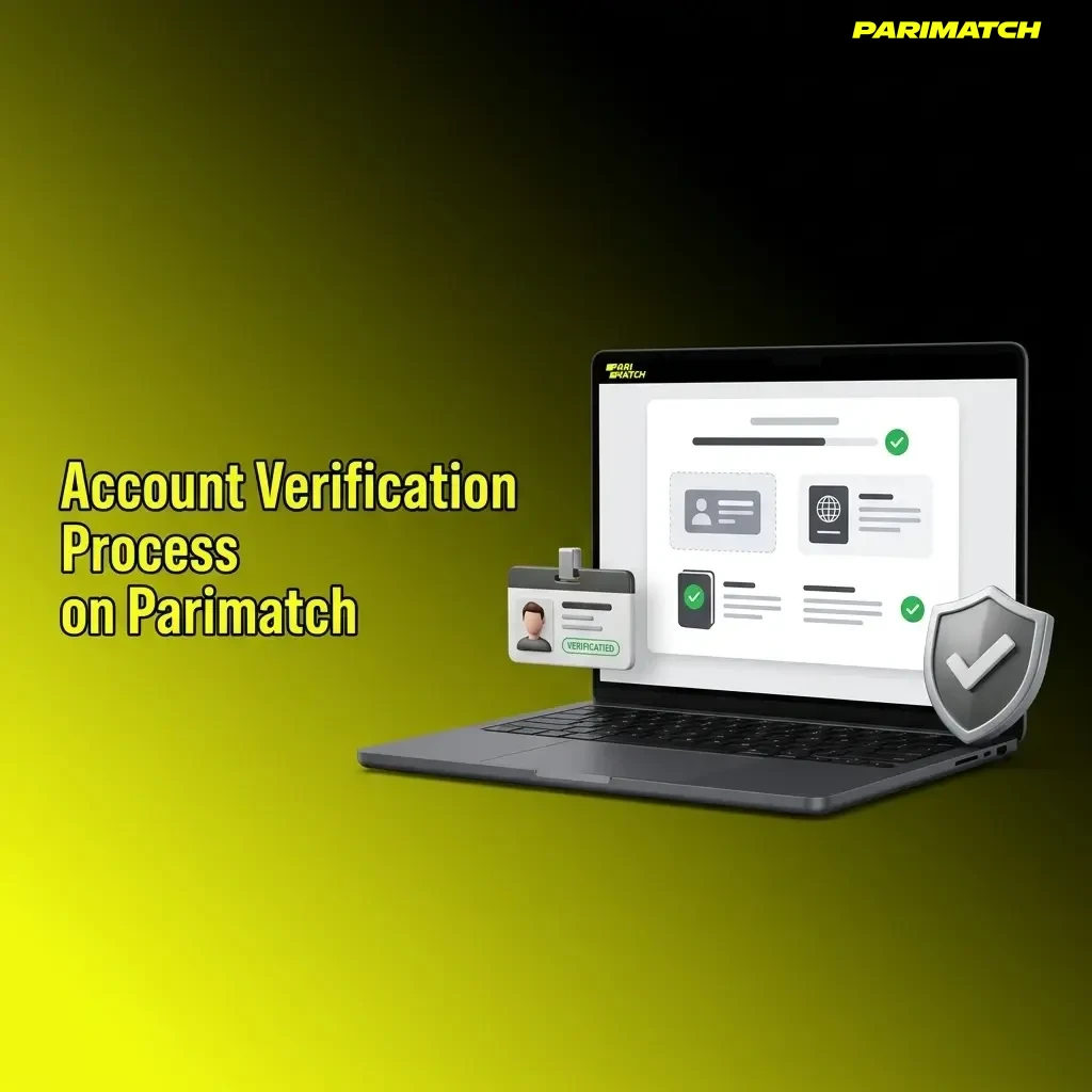 Parimatch account KYC verification process showing steps to upload identity and address documents for approval.